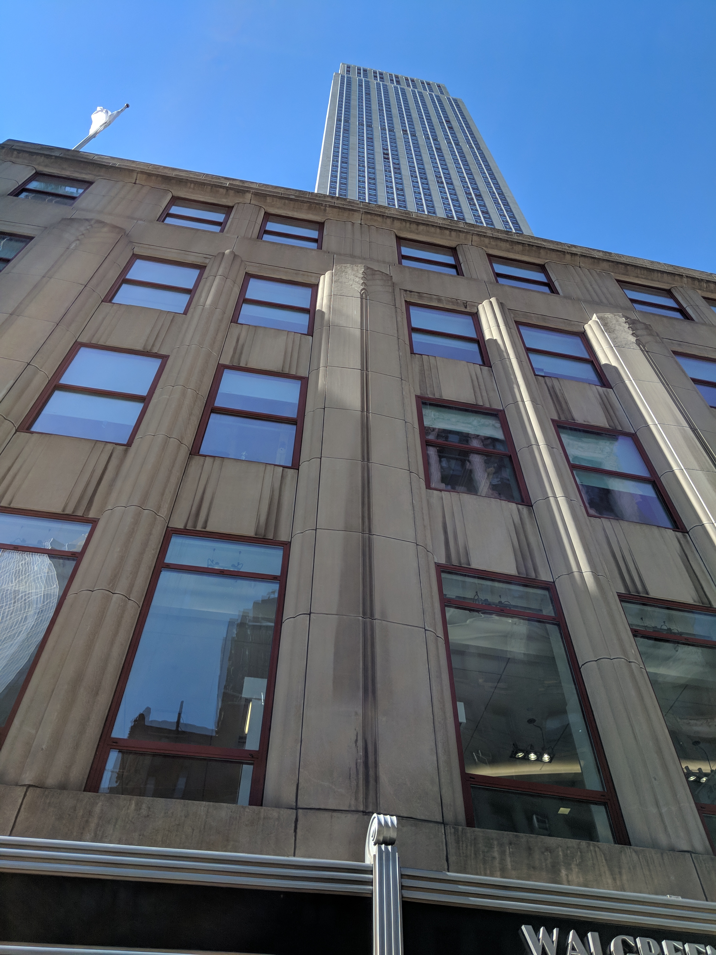 My friend Micheal's favorite view of the empire state building. 