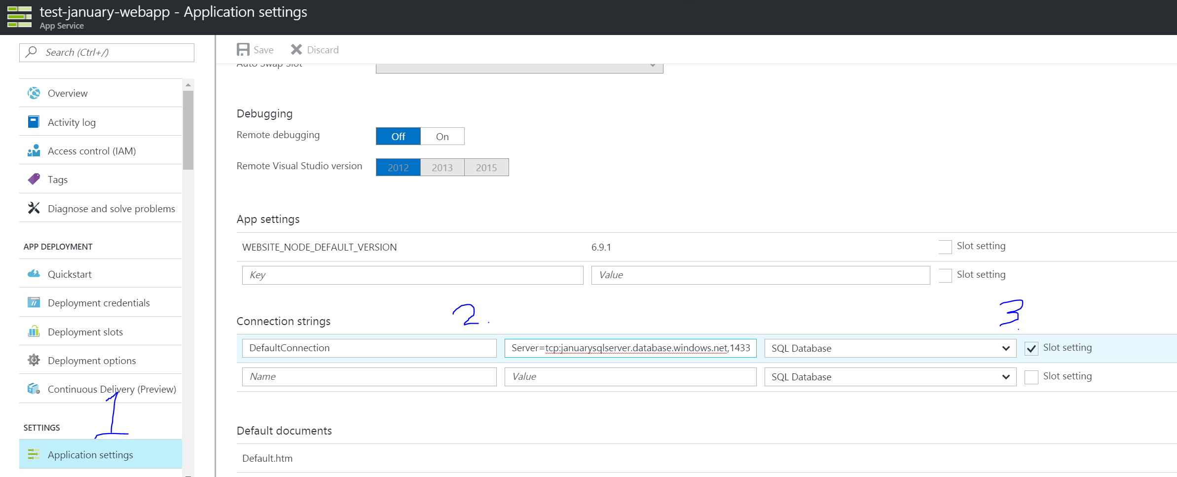 ProductionWebAppConnectionString
