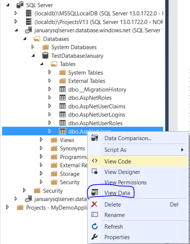 RightClickViewDataOnUsers