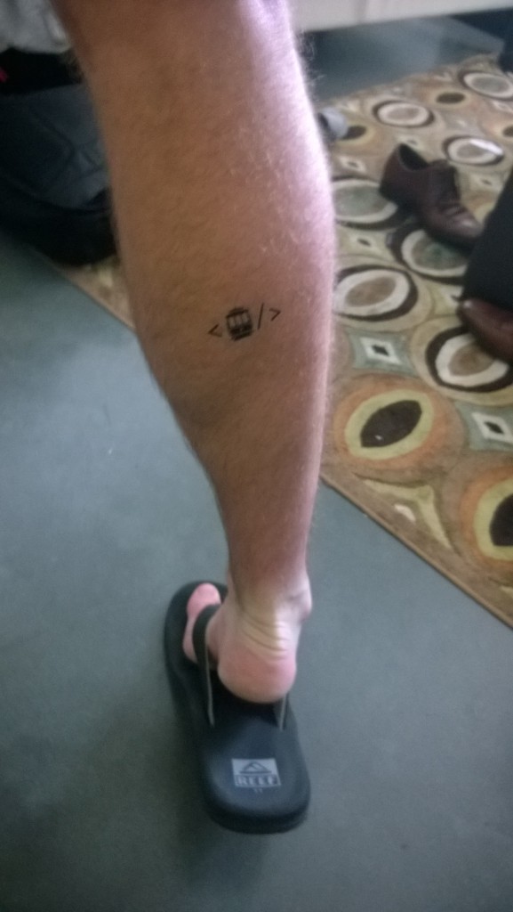 Code for SF's Hackathon gave out awesome tattoos!