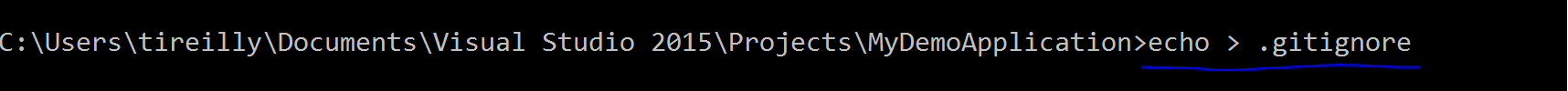 commandpromptgitignore