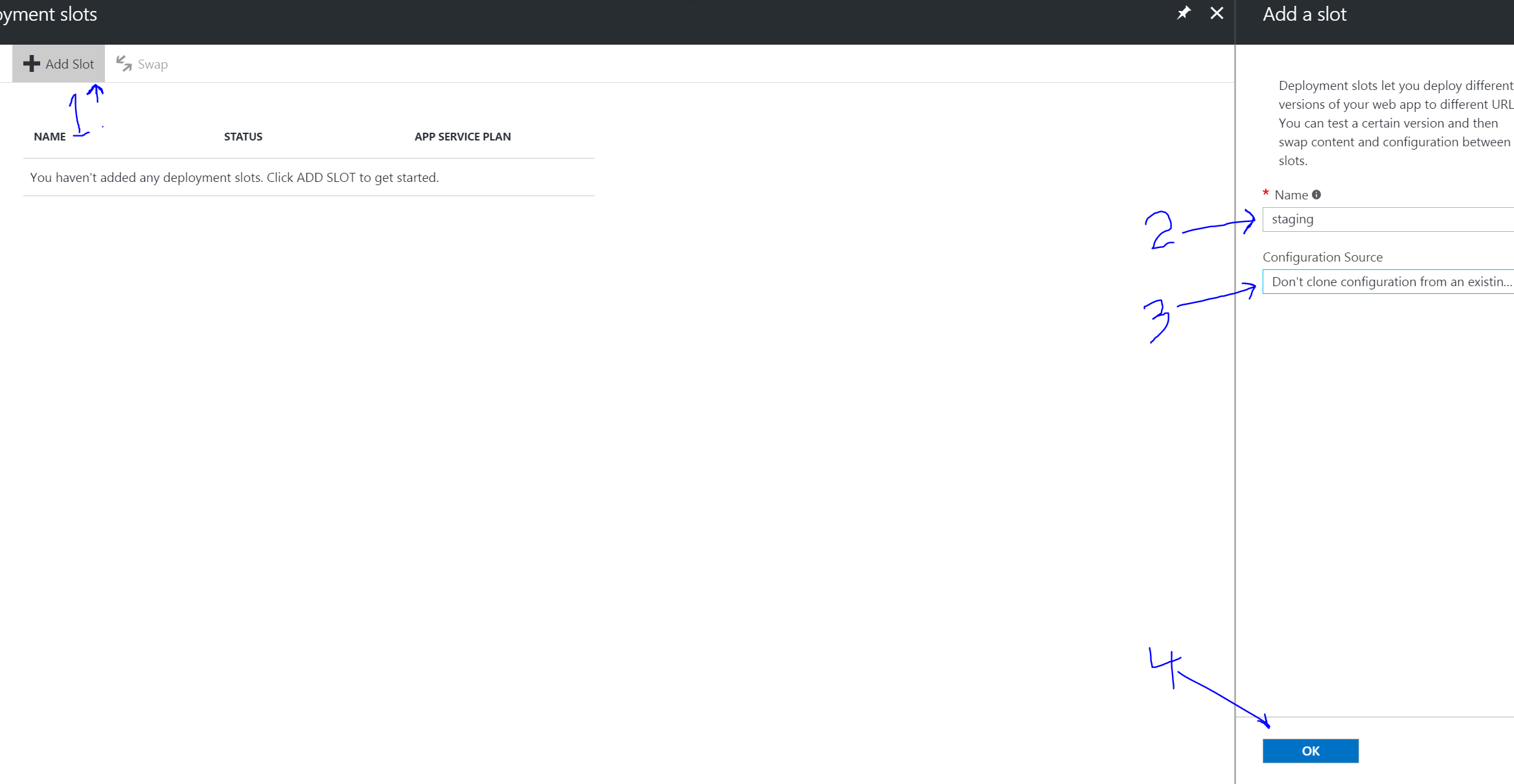 createstagingslot