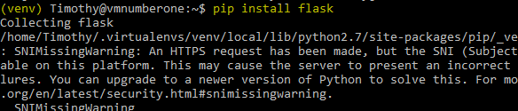 pipinstallflask