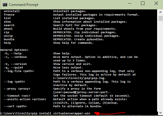 virtualenvwrapper-win